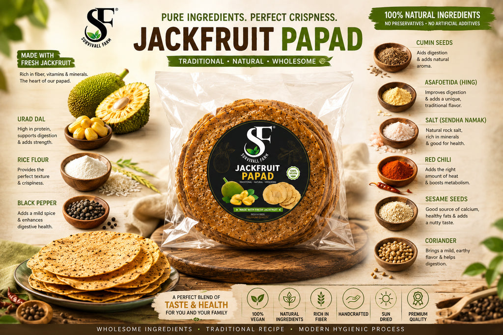 Jackfruit Papad (Halasina Hapala) Pack of 25